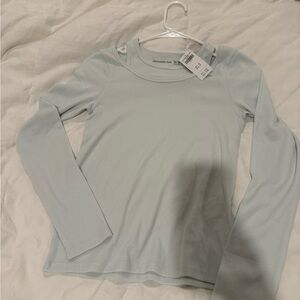 Abercrombie Girls Light Blue Long Sleeve Tee